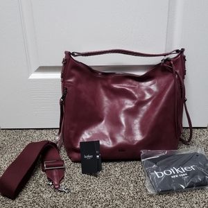 Botkier Leather Bag; Wine